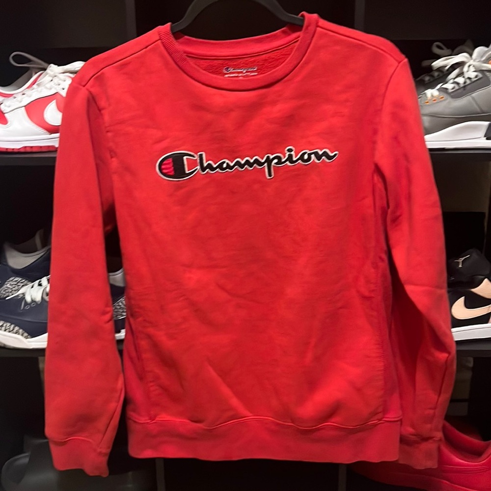 Red CrewNeck Champion Sweater